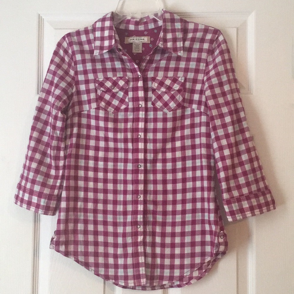 Arizona Plaid Button-down Shirt. Small